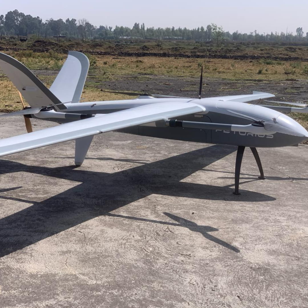 Sistema VTOL Petorius con sensores avanzados
