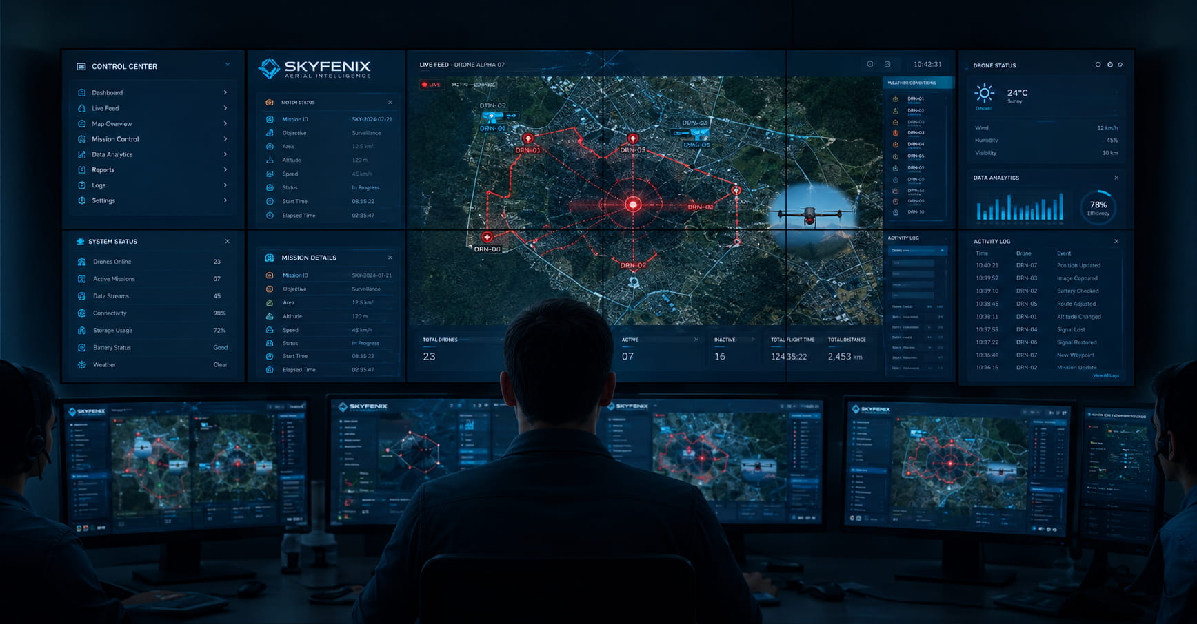 Centro de Control Skyfend C2